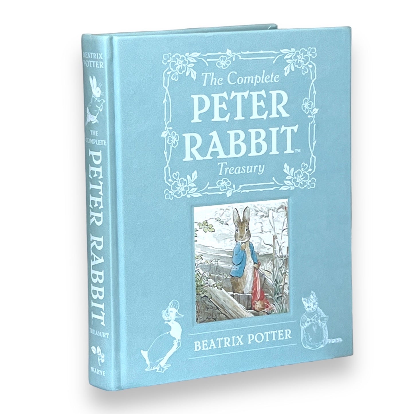 The Complete Peter Rabbit Treasury by Beatrix Potter - Collectible Deluxe Illustrated Edition - Leather Bound Hardcover - Classic Book