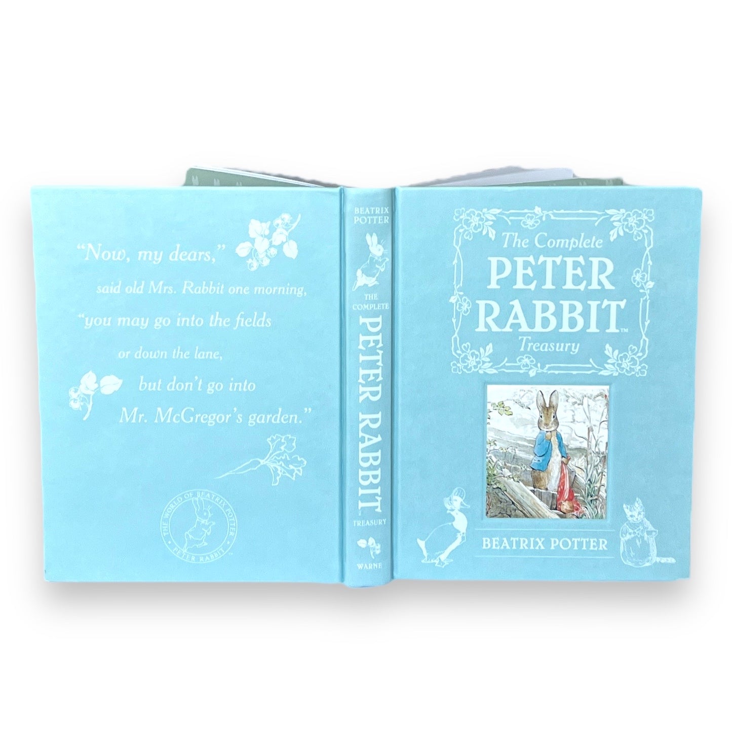 The Complete Peter Rabbit Treasury by Beatrix Potter - Collectible Deluxe Illustrated Edition - Leather Bound Hardcover - Classic Book