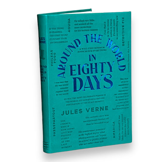 Around the World in Eighty 80 Days by JULES VERNE  - Collectible Deluxe Special Gift Edition - Flexi Bound Faux Leather Cover - Classic Book