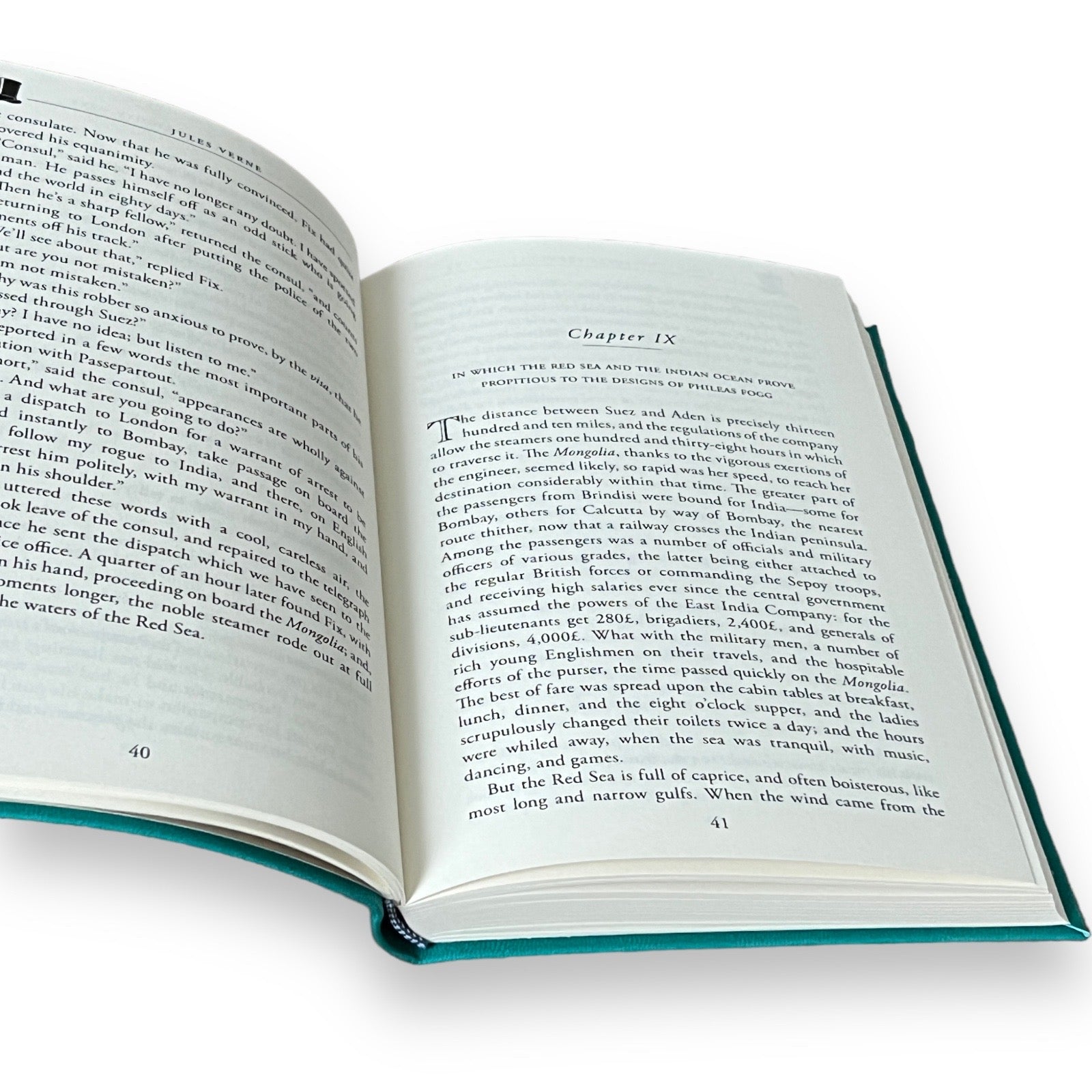 Around the World in Eighty 80 Days by JULES VERNE  - Collectible Deluxe Special Gift Edition - Flexi Bound Faux Leather Cover - Classic Book