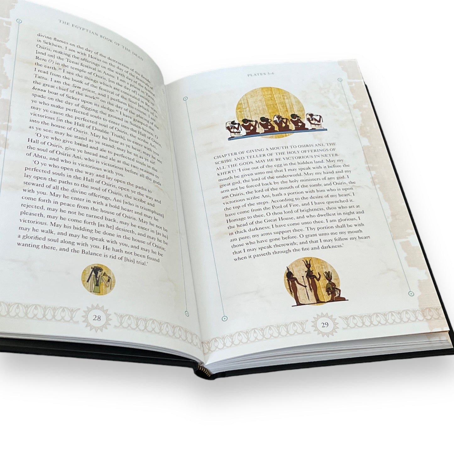 The EGYPTIAN BOOK Of The DEAD by E.A. Wallis Budge - Illustrated Collectible Deluxe Special Gift Edition - Hardcover (9"x6") - Classic Book