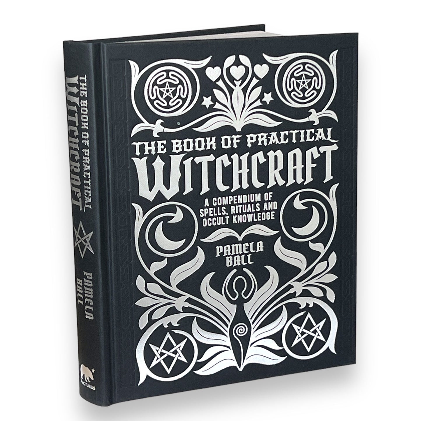 The BOOK Of PRACTICAL WITCHCRAFT Pamela Ball - Collectible Deluxe Special Gift Edition - Hardcover with Sliver Edges - Classic Book