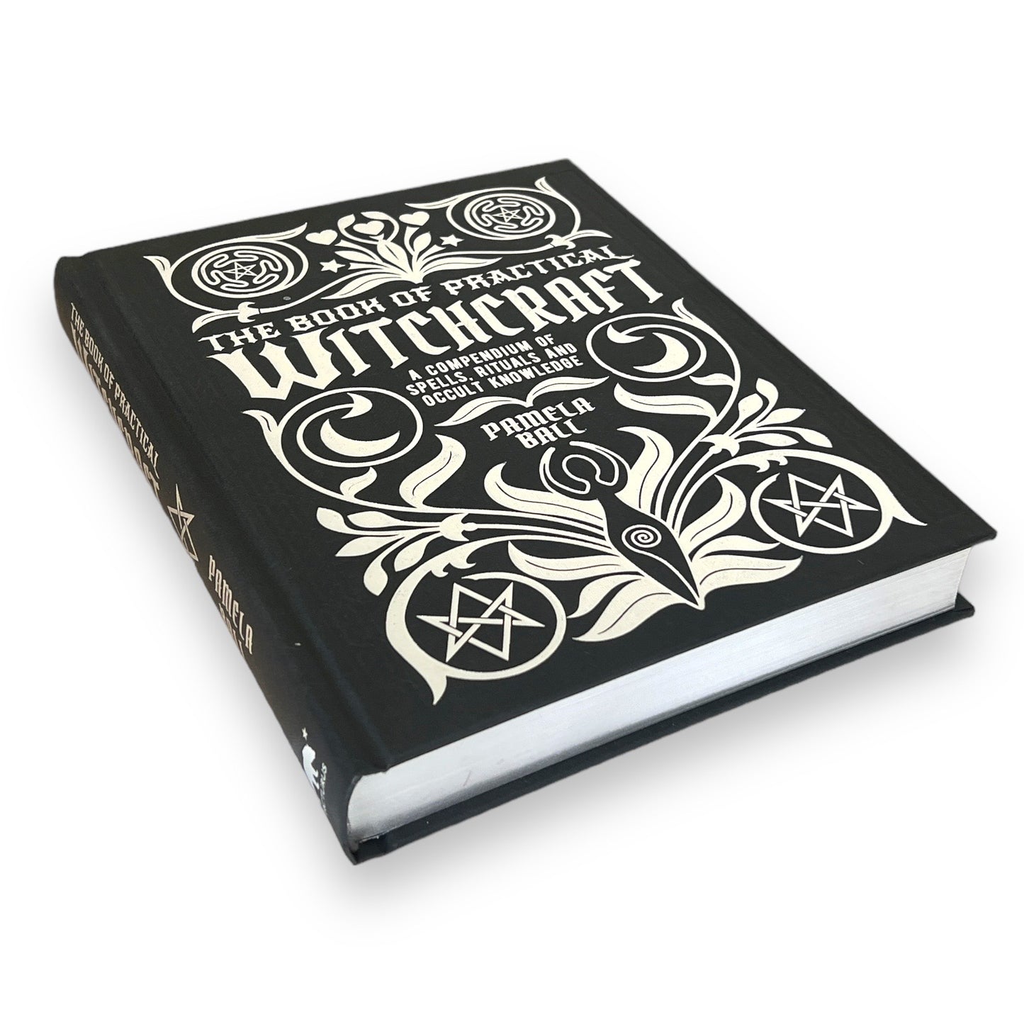 The BOOK Of PRACTICAL WITCHCRAFT Pamela Ball - Collectible Deluxe Special Gift Edition - Hardcover with Sliver Edges - Classic Book