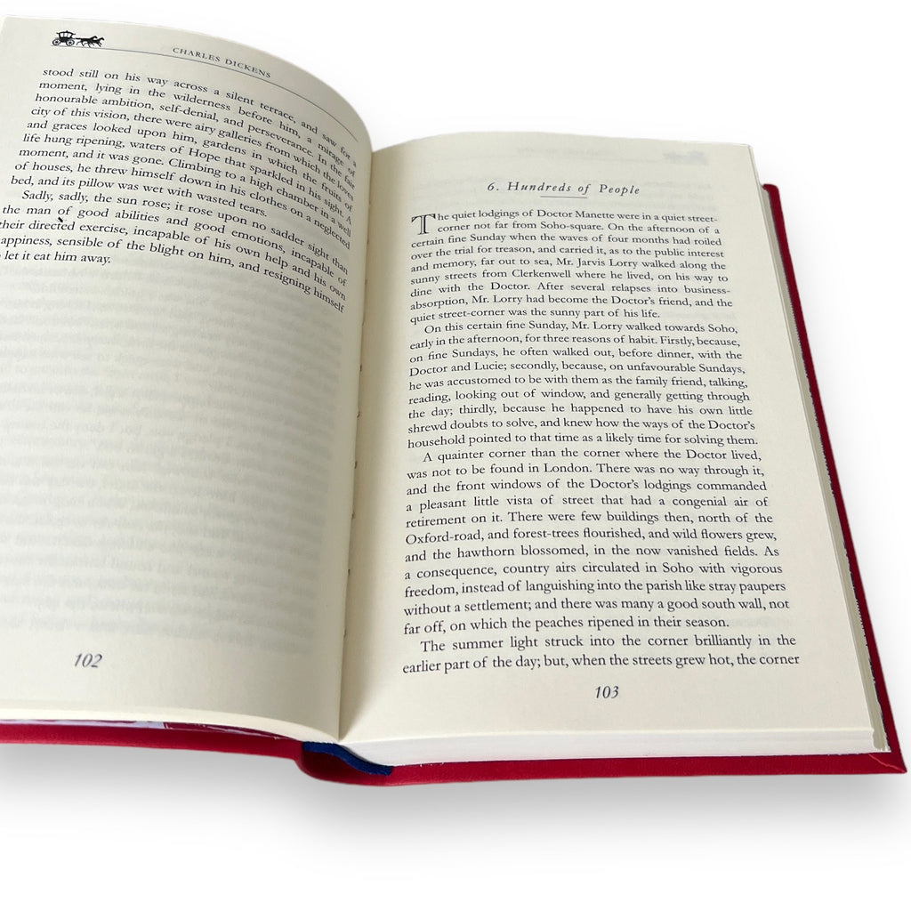 A TALE Of TWO CITIES by Charles Dickens - Collectible Deluxe Special Gift Edition - Flexi Bound Faux Leather Cover - Classics Book