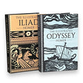 2-Book Set: The Illustrated Iliad & Odyssey by Homer - Luxury Full-Color Hardcover