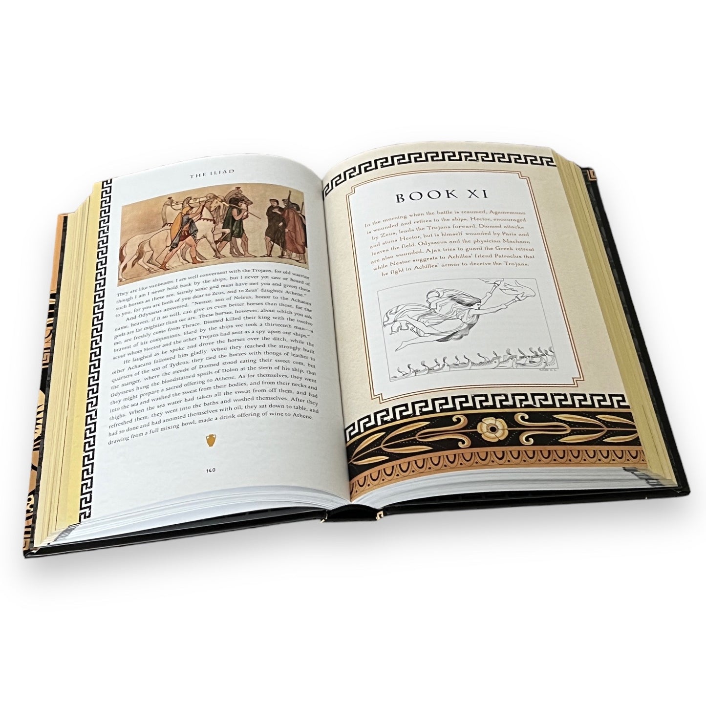 The Illustrated Iliad by Homer - Collectible Hardcover Edition