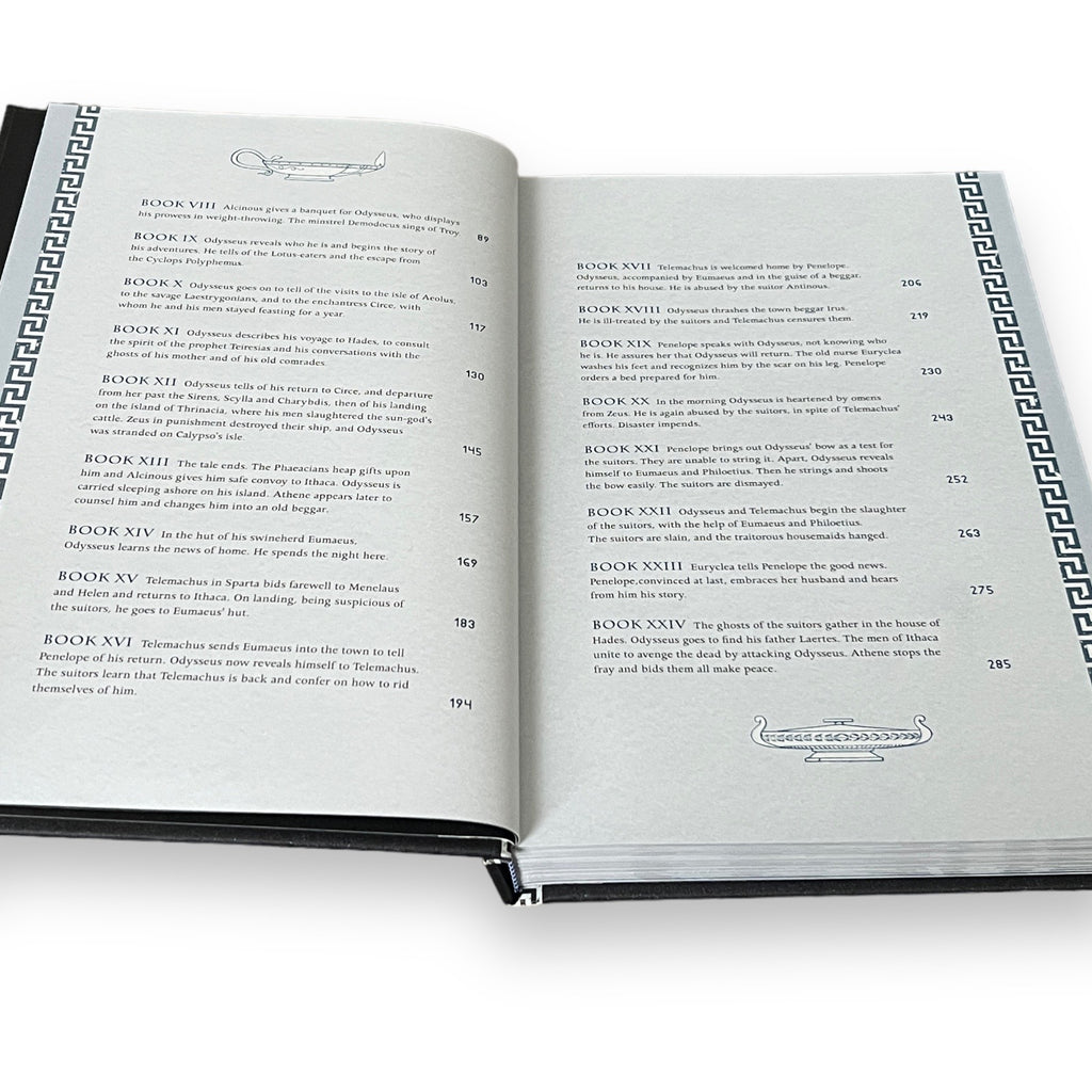 The Illustrated Odyssey by Homer - Full-Color Hardcover