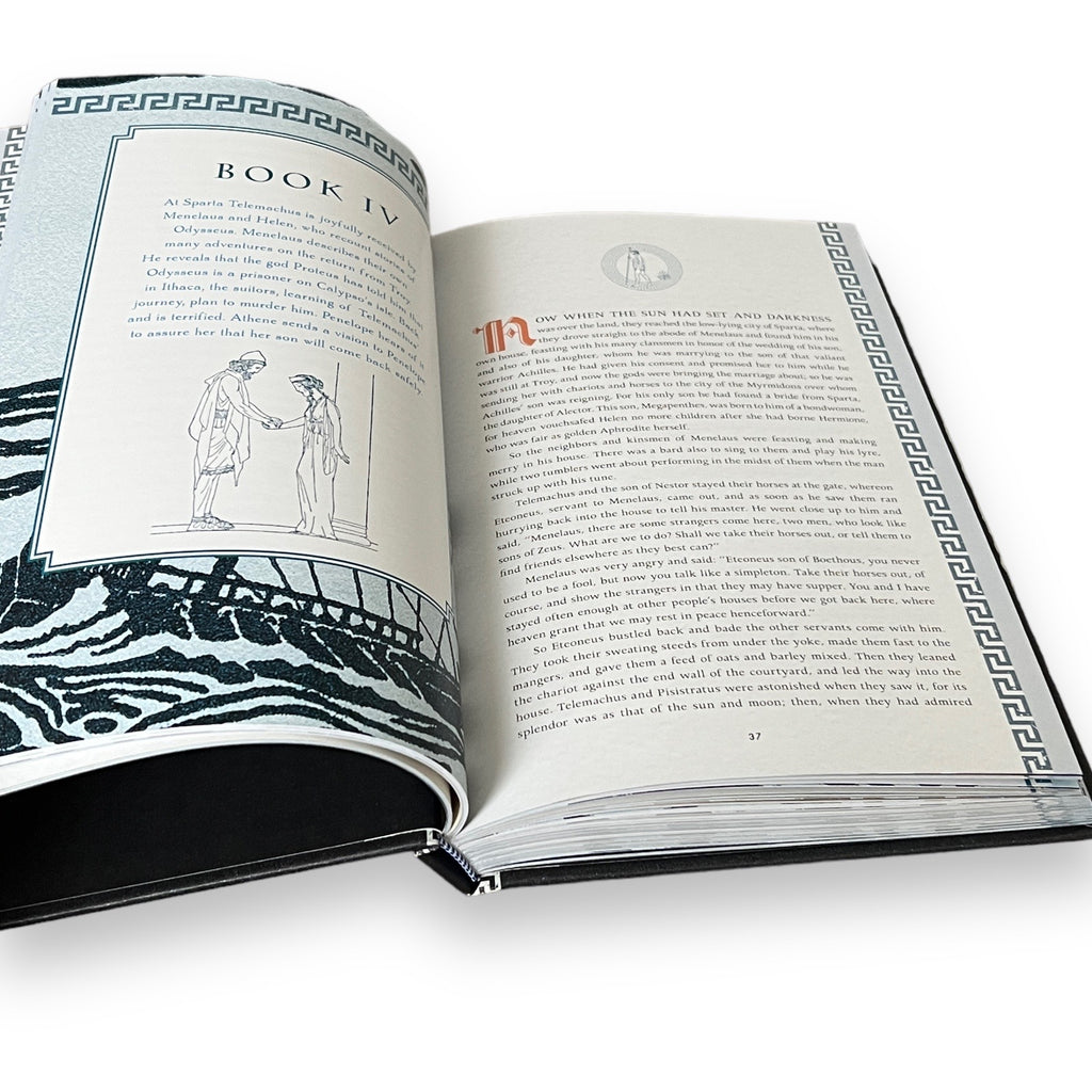 The Illustrated Odyssey by Homer - Full-Color Hardcover