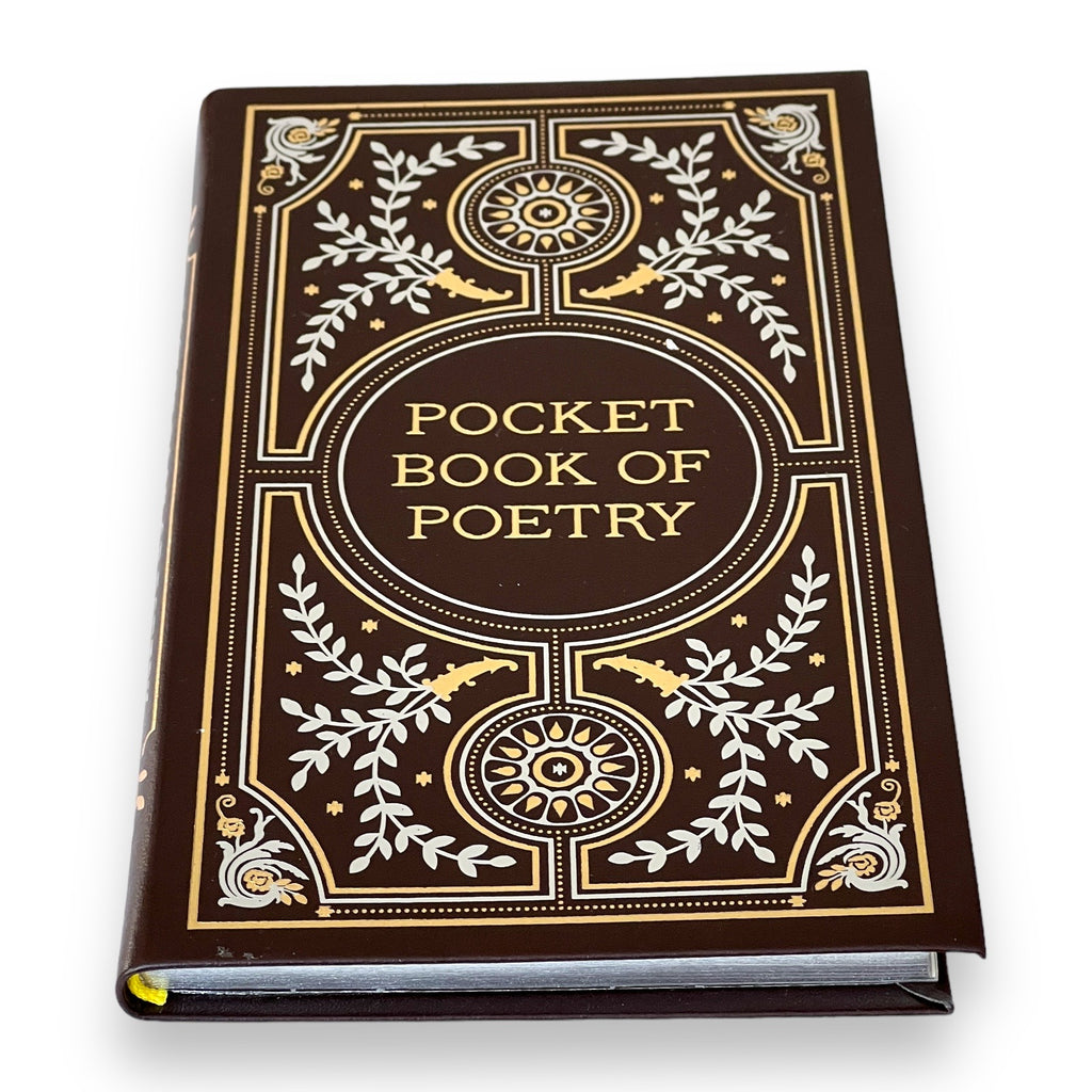 Pocket Book of Poetry - Collectible Flexi Bound Faux Leather Cover - Pocket Size 7"X4"