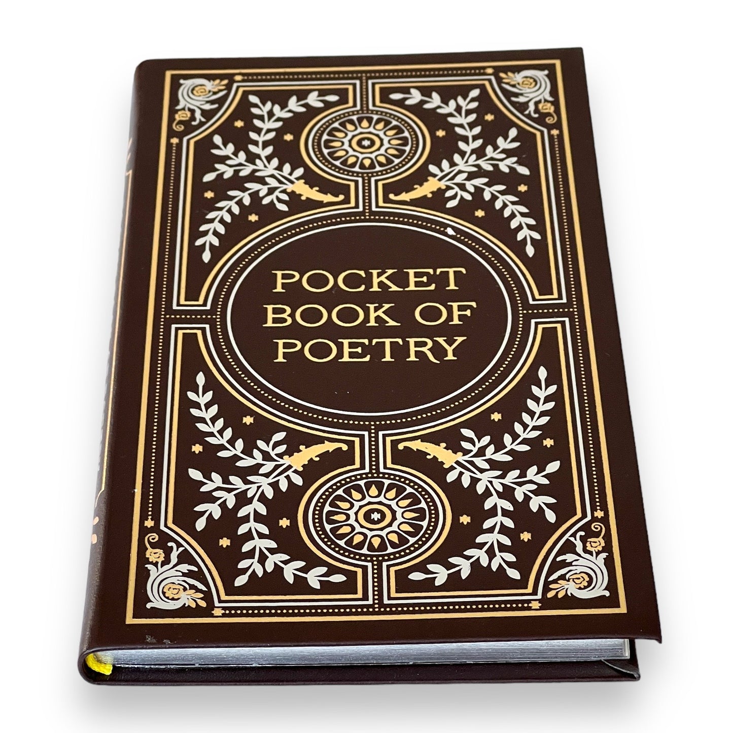 Pocket Book of Poetry - Collectible illustrated Deluxe Gift Pocket Size 7"X4" Edition Flexi Bound Faux Leather Cover - Classic Book