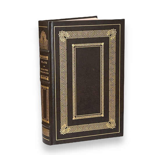 Plato Selected Dialogues - Leather Bound -The Franklin Library, 1983