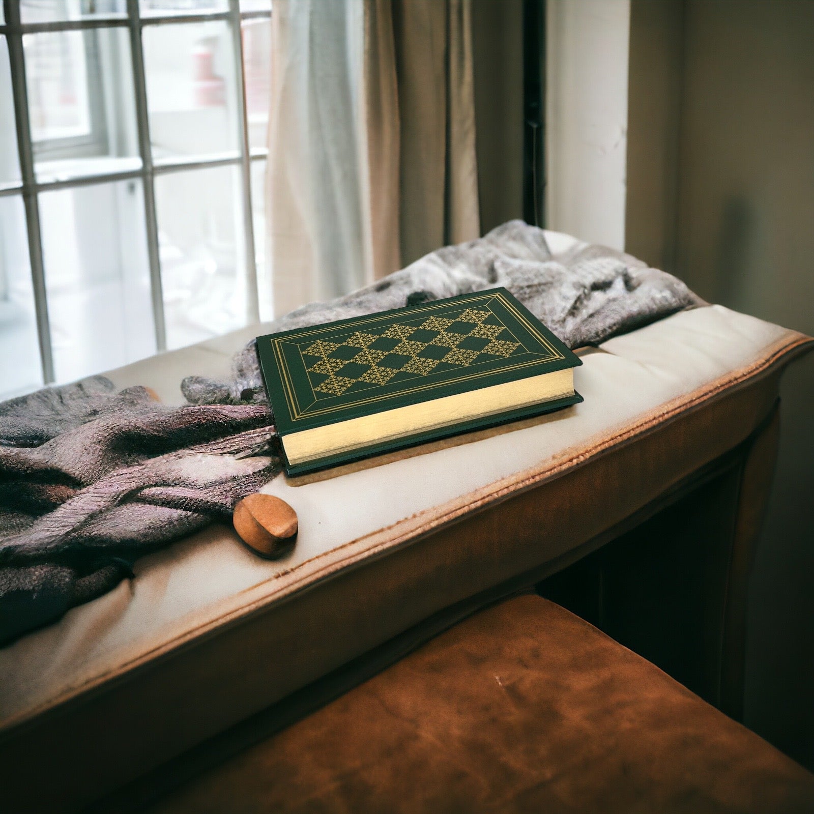 The Sound and The Fury by William Faulkner - Illustrated Leather Bound -The Franklin Library, 1979