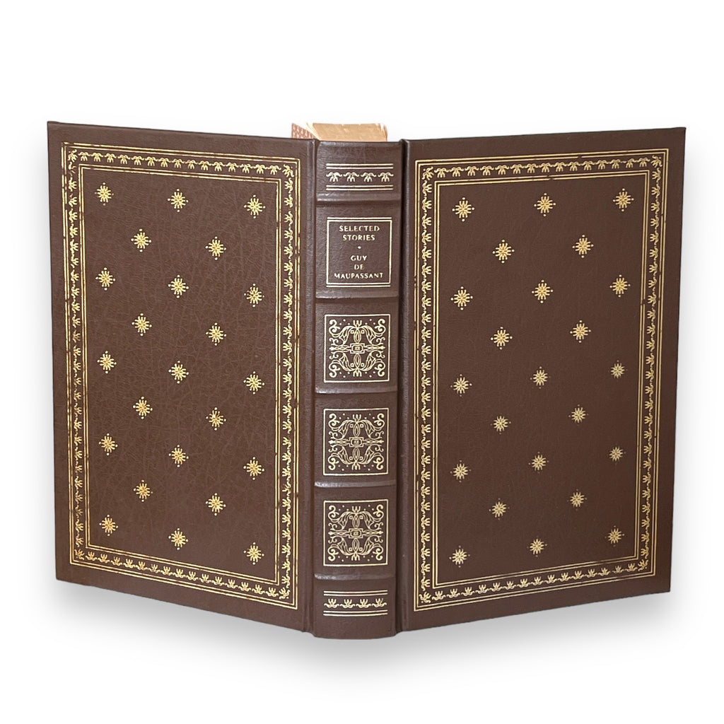 Selected Stories by Guy de Maupassant - Leather Bound -The Franklin Library, 1983