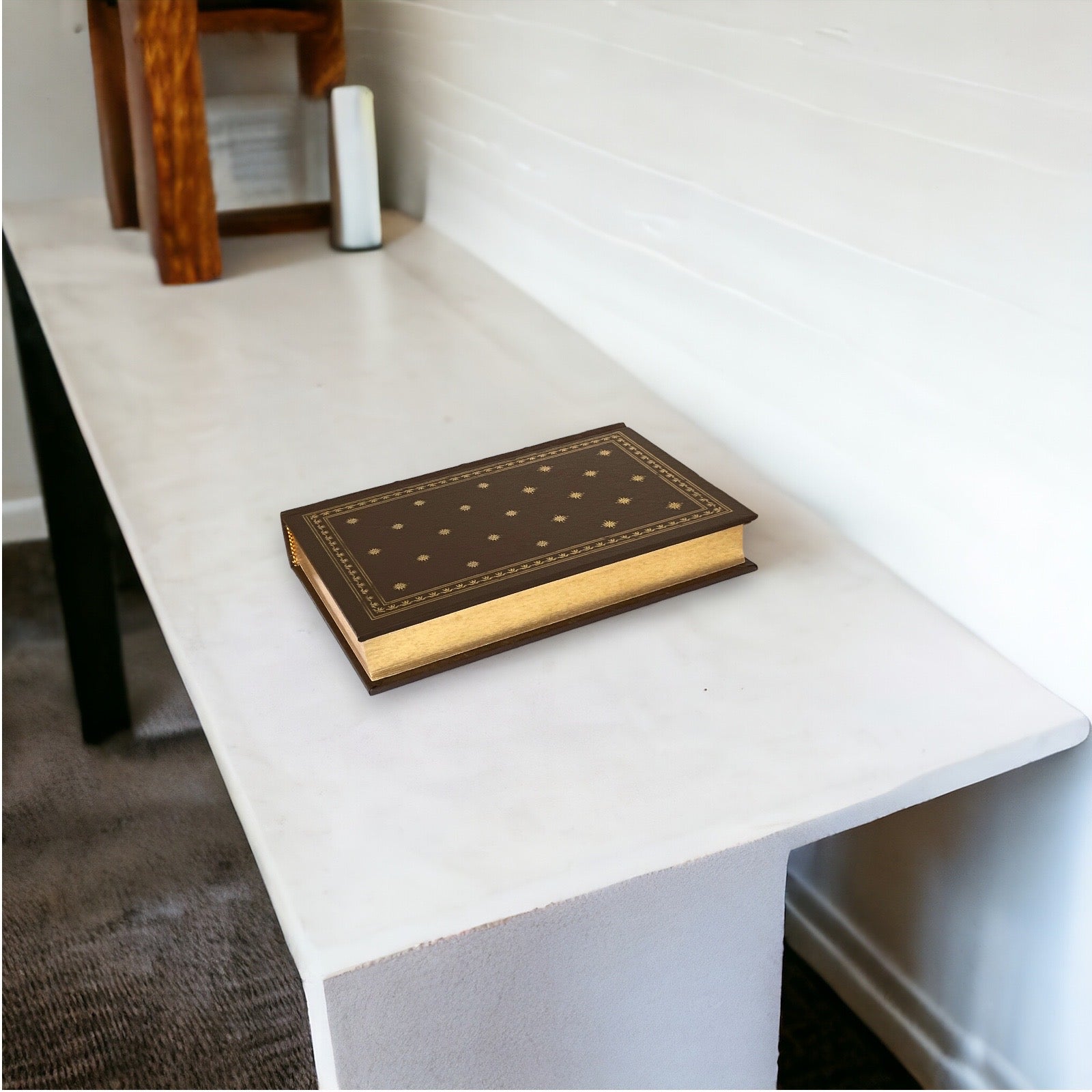 Selected Stories by Guy de Maupassant - Leather Bound -The Franklin Library, 1983