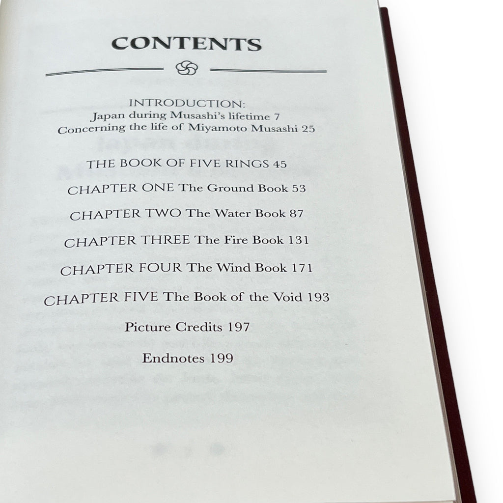 The Book of Five Rings by Miyamoto Musashi - Gilded Pocket Edition - Illustrated Hardcover