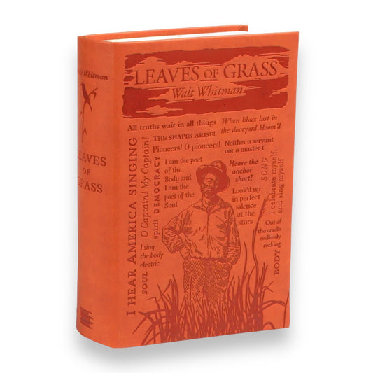 LEAVES OF GRASS by Walt Whitman - Collectible Deluxe Special Gift Edition - Flexi Bound Faux Leather Cover - Home Decor - Classic Book