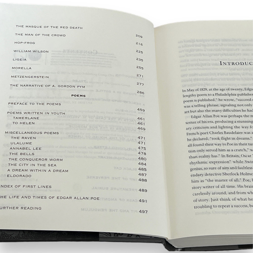 EDGAR ALLAN POE Essential Tales and Poems - Collectible Deluxe Special Gift Edition - Hardcover w/ Dustjacket -Best Seller Classic Book