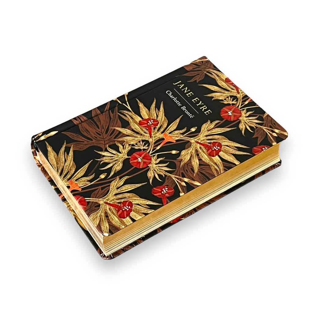 Jane Eyre by Charlotte Bronte - Collectible Colorful Gilded Hardcover