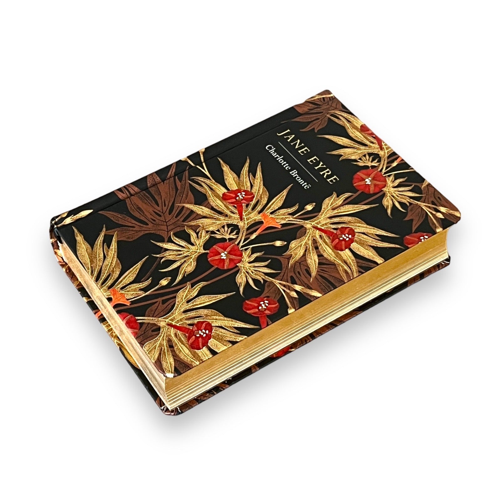Jane Eyre by Charlotte Bronte - Collectible Colorful Gilded Hardcover