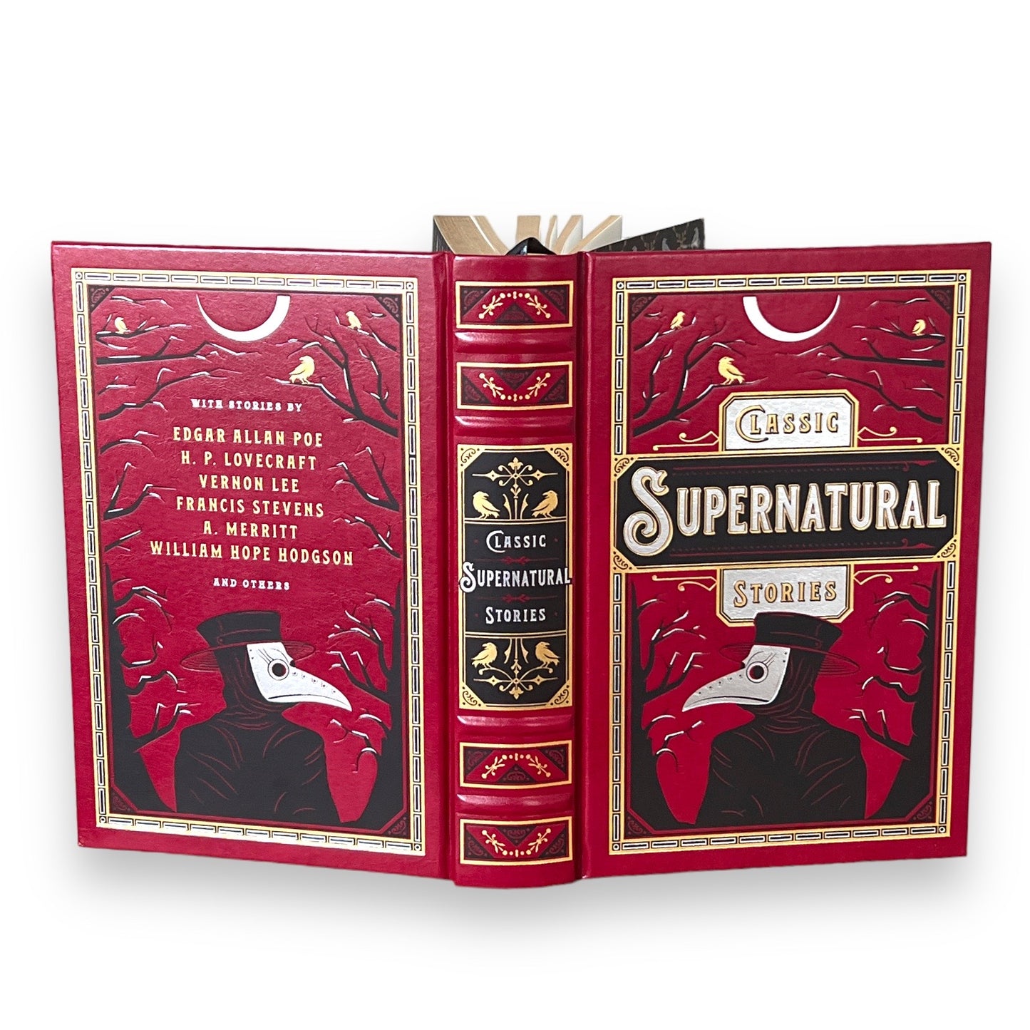 CLASSIC SUPERNATURAL STORIES: Edgar Allan Poe Hp Lovecraft - Collectible Deluxe Special Edition - Leather Bound Hardcover - Classic Book