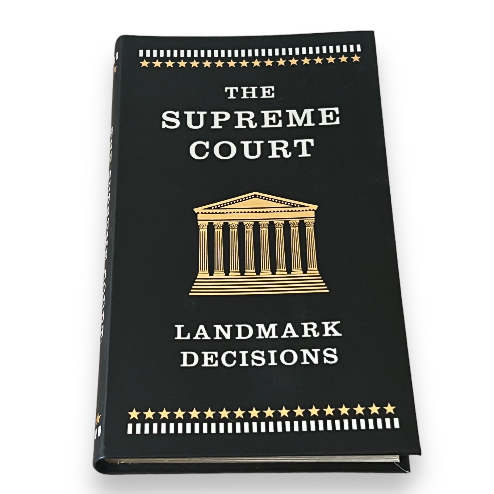 The Supreme Court: Landmark Decisions: 20 Cases That Changed America - Collectible Flexi Bound Faux Leather Cover - Pocket Size 7"X4"