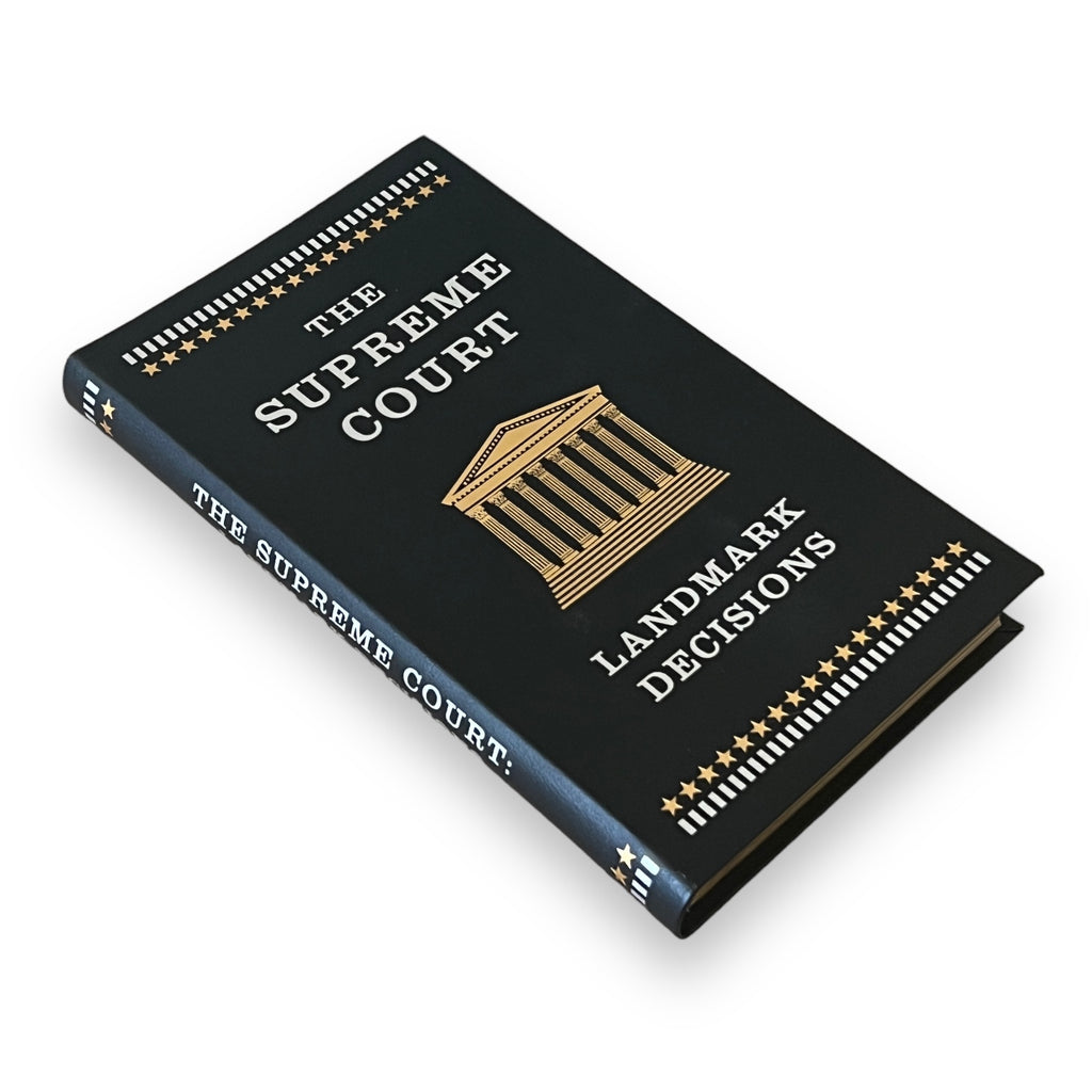 The Supreme Court: Landmark Decisions: 20 Cases That Changed America - Collectible Flexi Bound Faux Leather Cover - Pocket Size 7"X4"