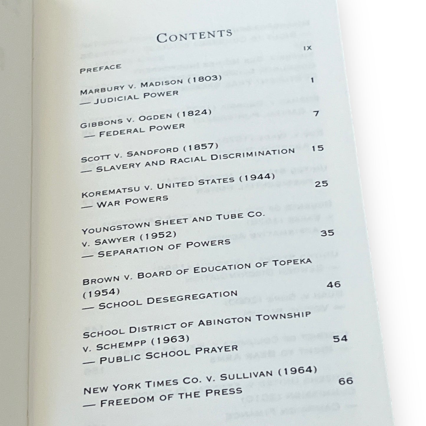 The SUPREME COURT LANDMARK Decisions 20 Cases - Collectible Deluxe Pocket Size 7X4 Edition Flexi Bound Faux Leather Cover - Classic Book