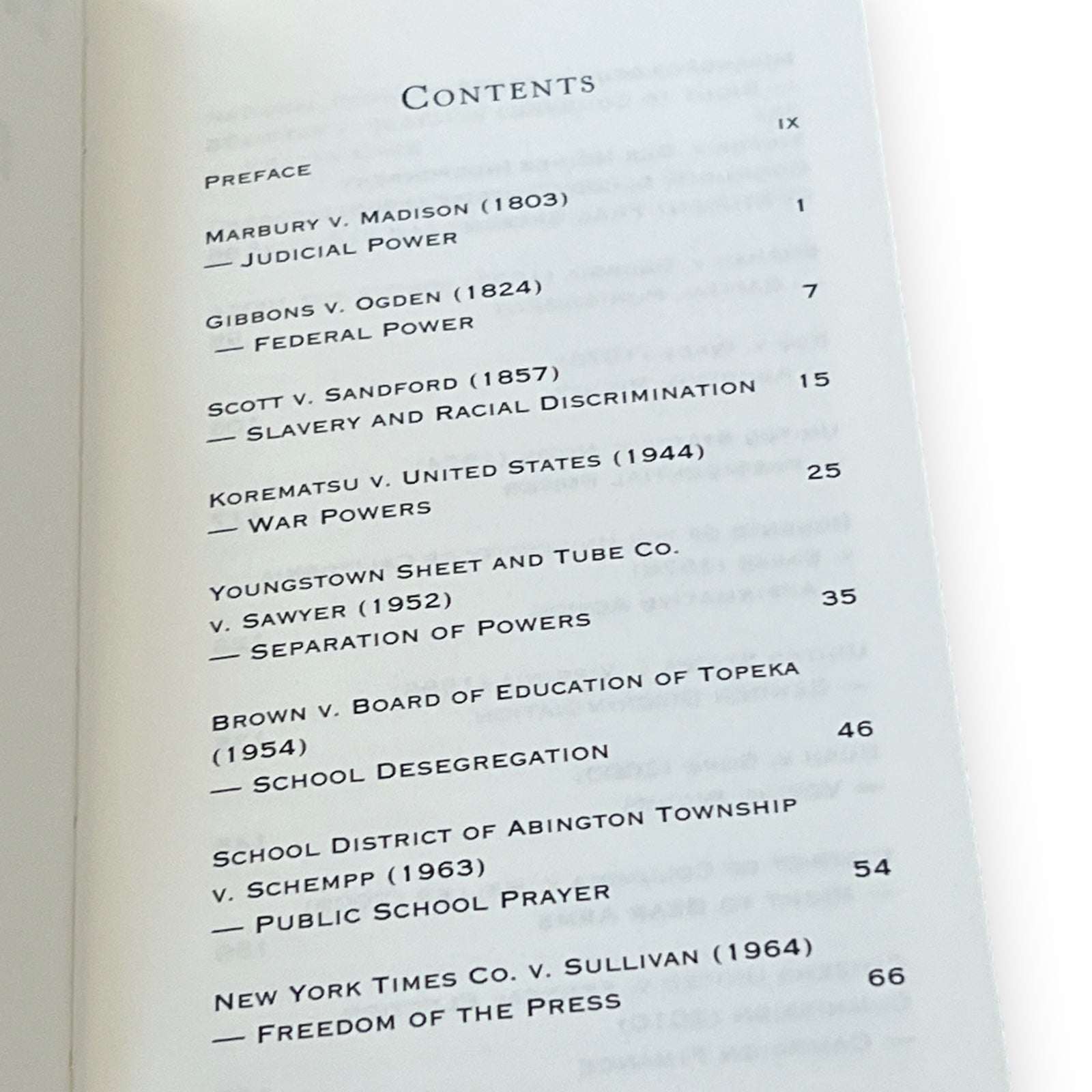 The Supreme Court: Landmark Decisions: 20 Cases That Changed America - Collectible Flexi Bound Faux Leather Cover - Pocket Size 7"X4"