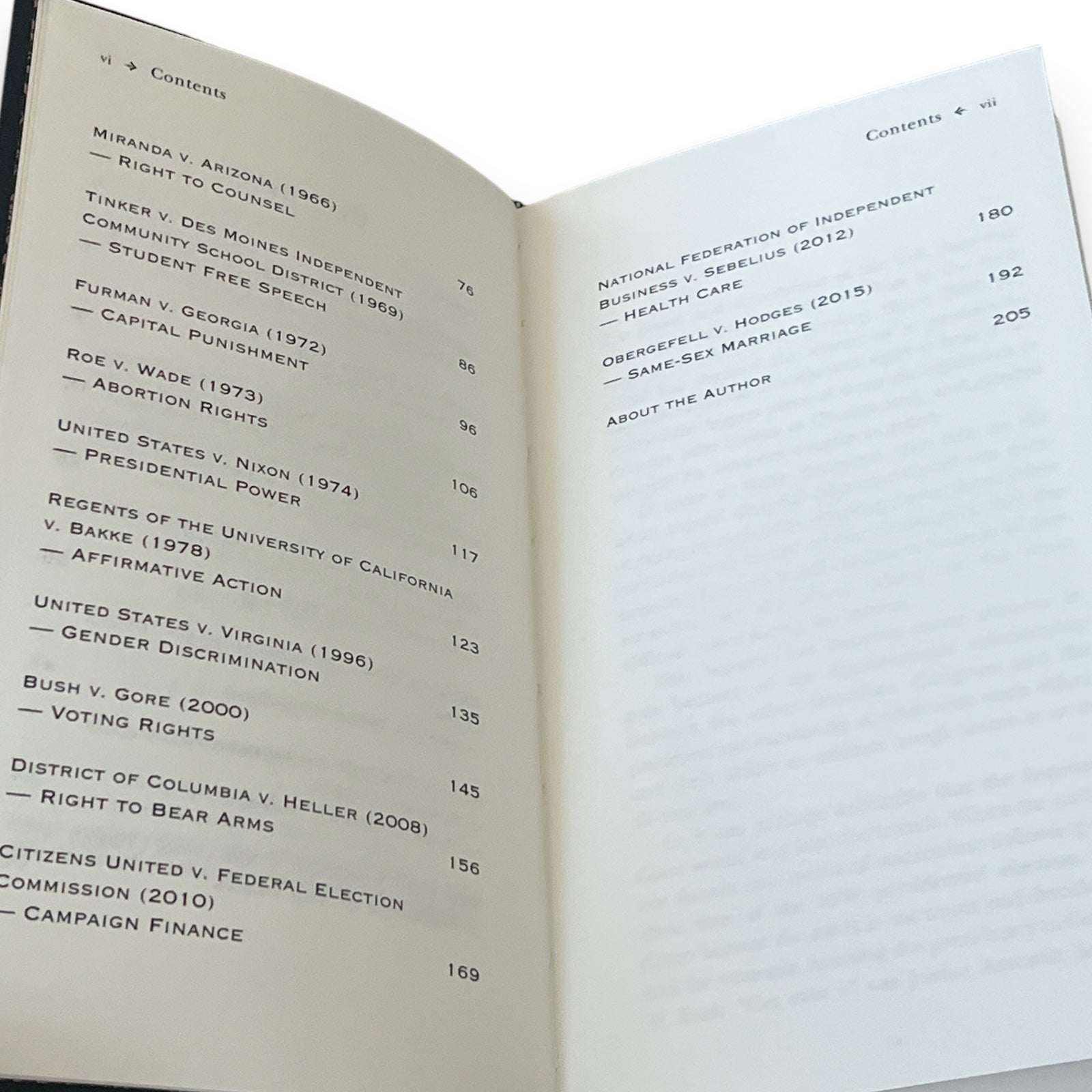 The Supreme Court: Landmark Decisions: 20 Cases That Changed America - Collectible Flexi Bound Faux Leather Cover - Pocket Size 7"X4"