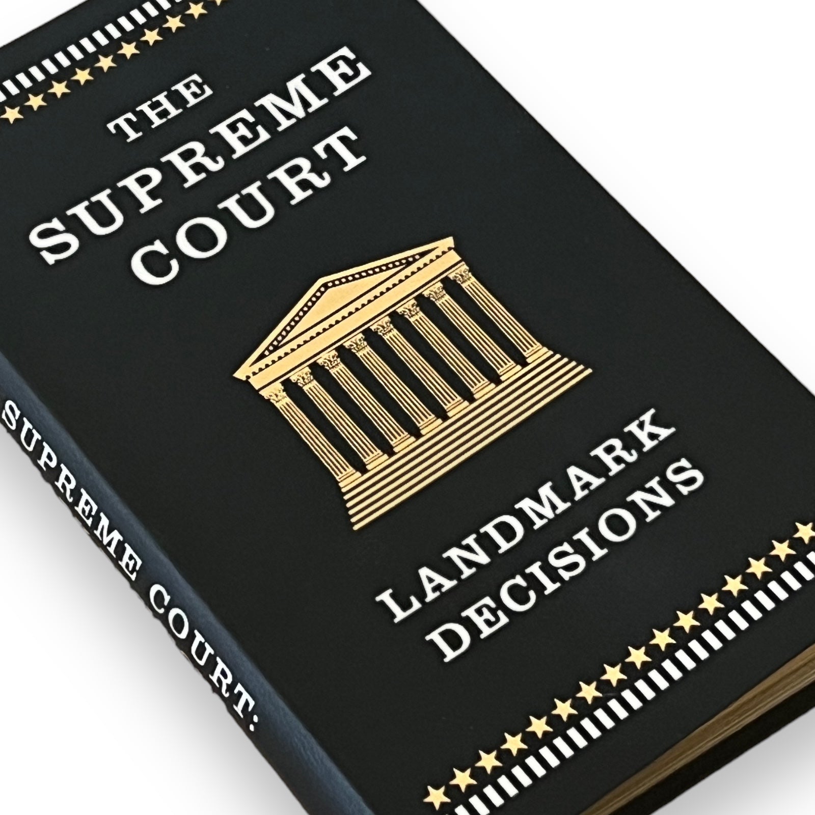 The Supreme Court: Landmark Decisions: 20 Cases That Changed America - Collectible Flexi Bound Faux Leather Cover - Pocket Size 7"X4"