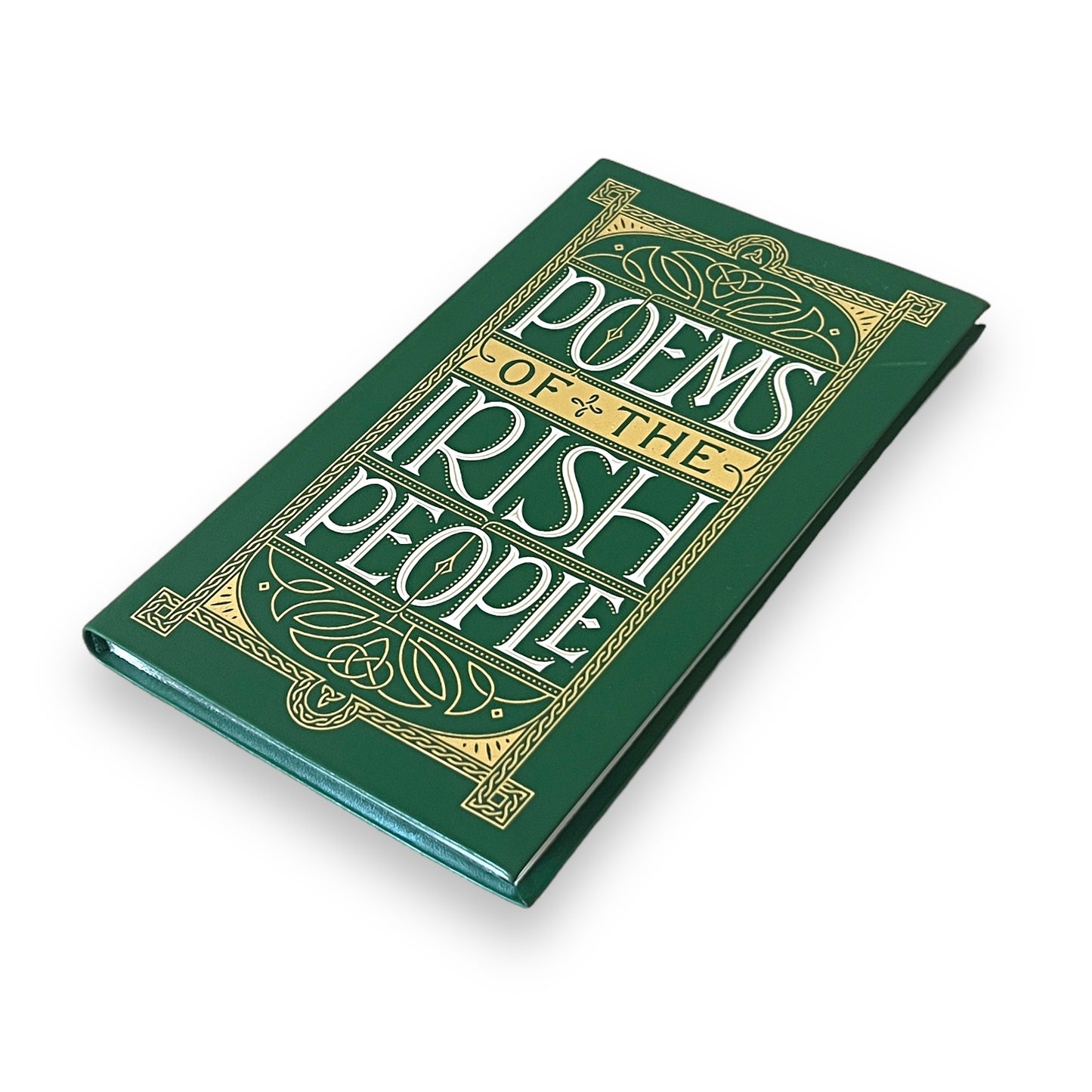 POEMS Of The IRISH PEOPLE - Collectible Deluxe Pocket Size 7"X4" Edition - Flexi Bound Faux Leather Cover - Classics Book