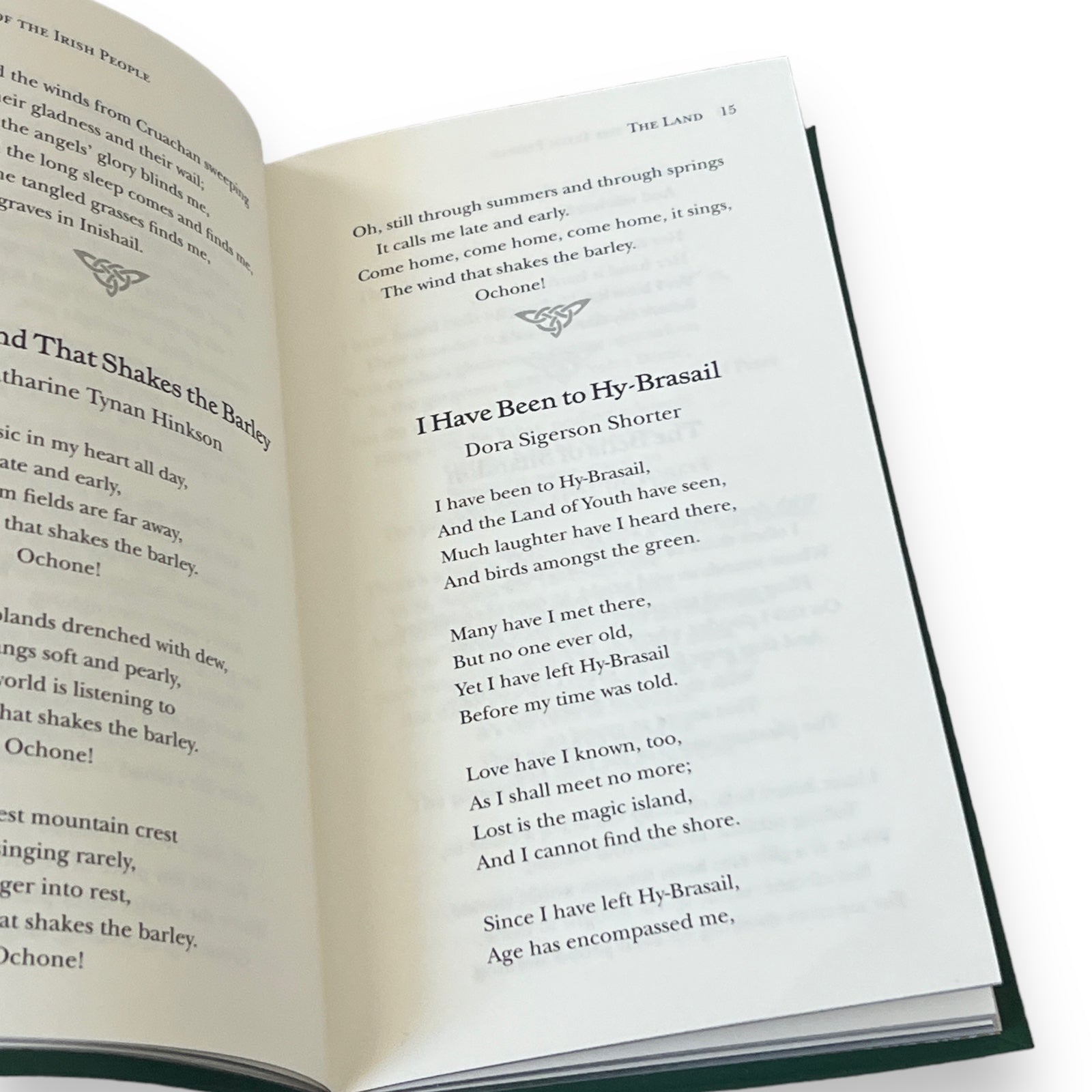 Poems of the Irish People - Collectible Flexi Bound Faux Leather Cover - Pocket Size 7"X4"