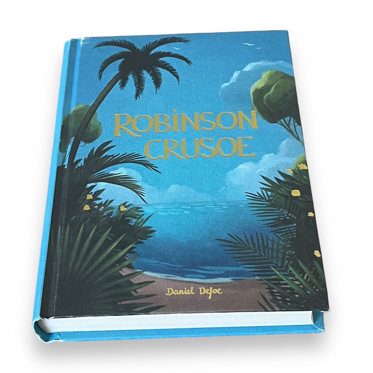 ROBINSON CRUSOE by Daniel Defoe - Collectible Deluxe Special Gift Edition - Compact Hardcover - Best Seller Classic Book