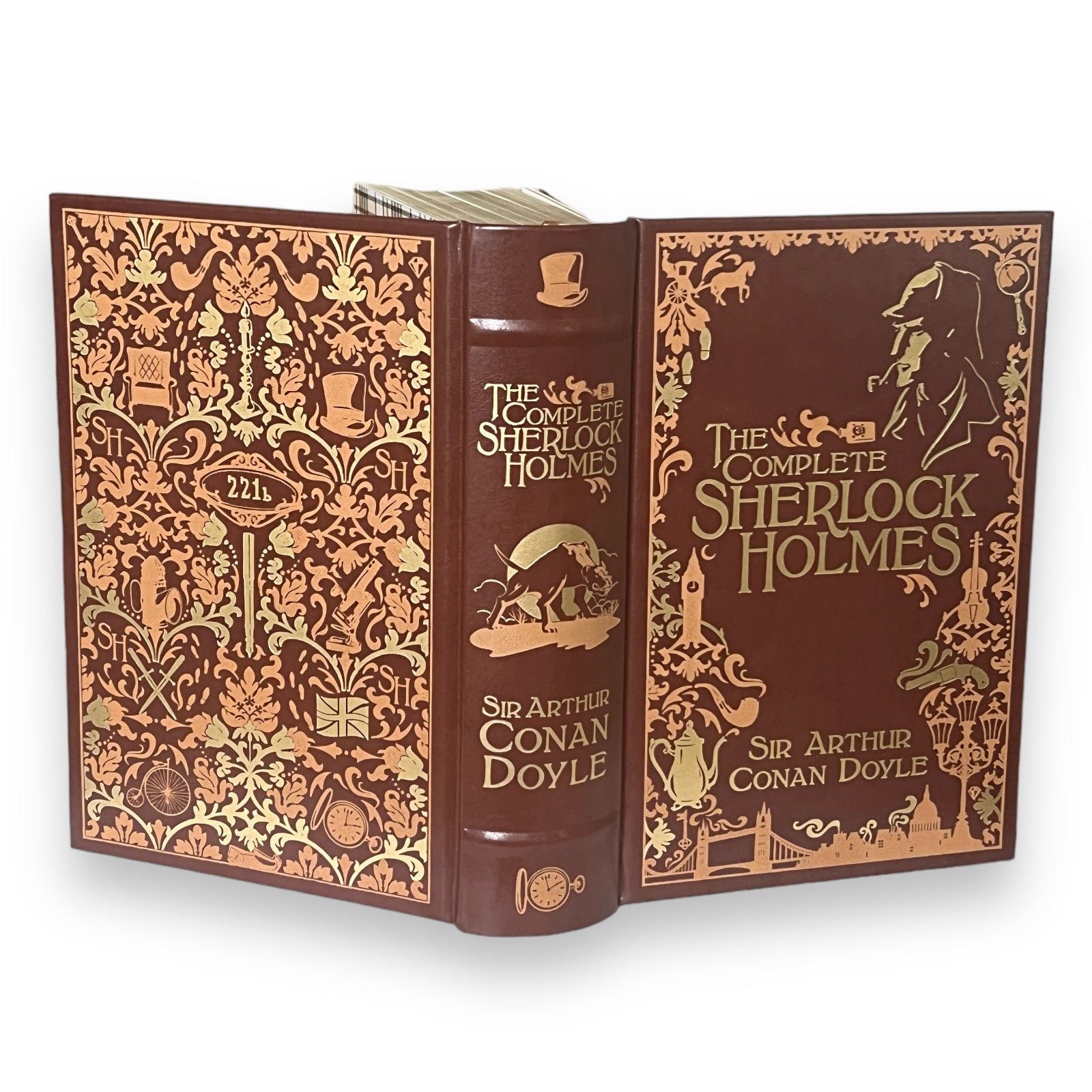 The Complete Sherlock Holmes by Arthur Conan Doyle - Collectible Leather Bound Hardcover - Barnes & Noble, 2009