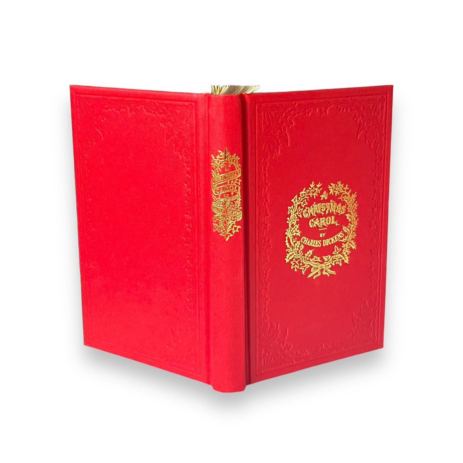 A Christmas Carol by Charles Dickens - Deluxe Illustrated Gilded Hardcover