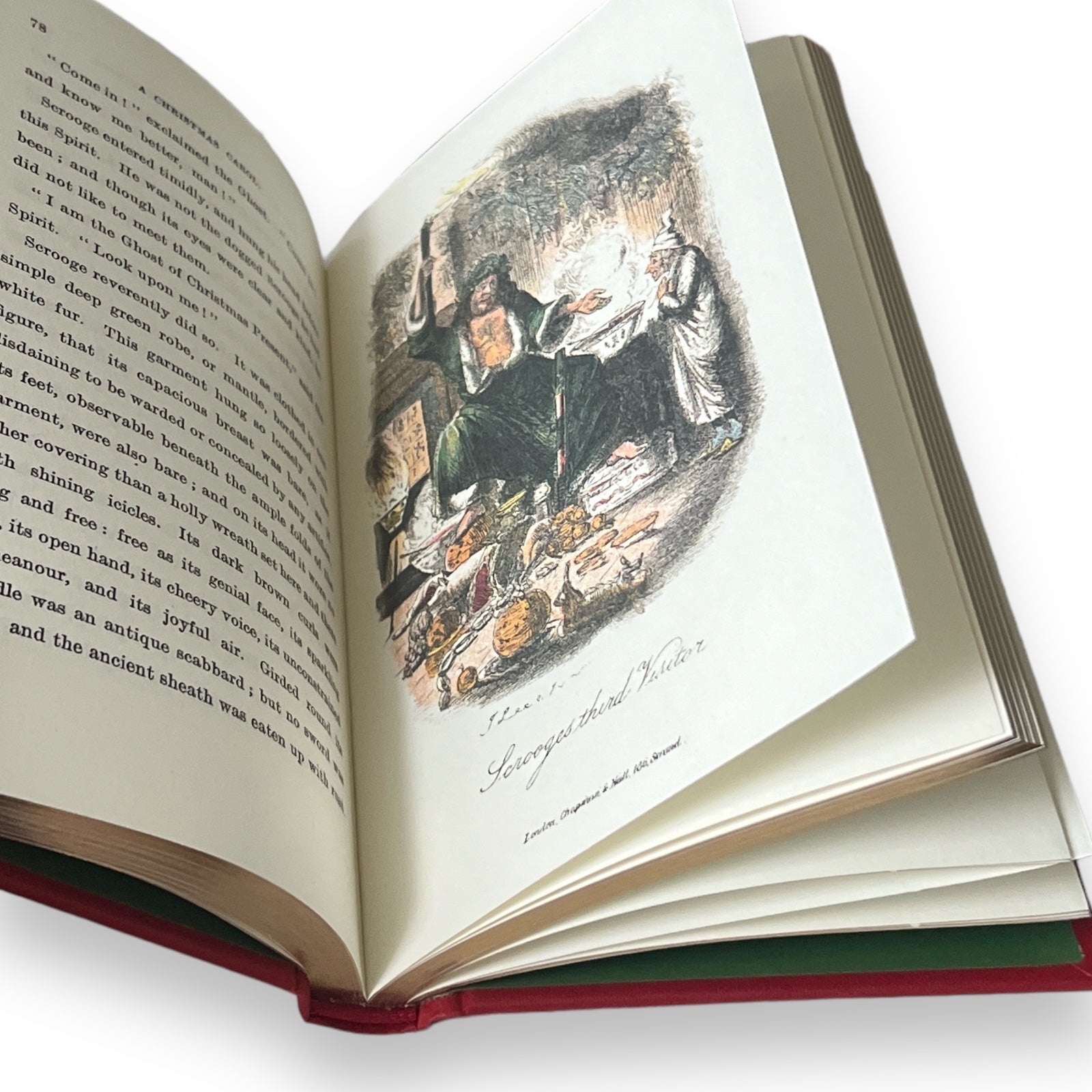 A Christmas Carol by Charles Dickens - Deluxe Illustrated Gilded Hardcover