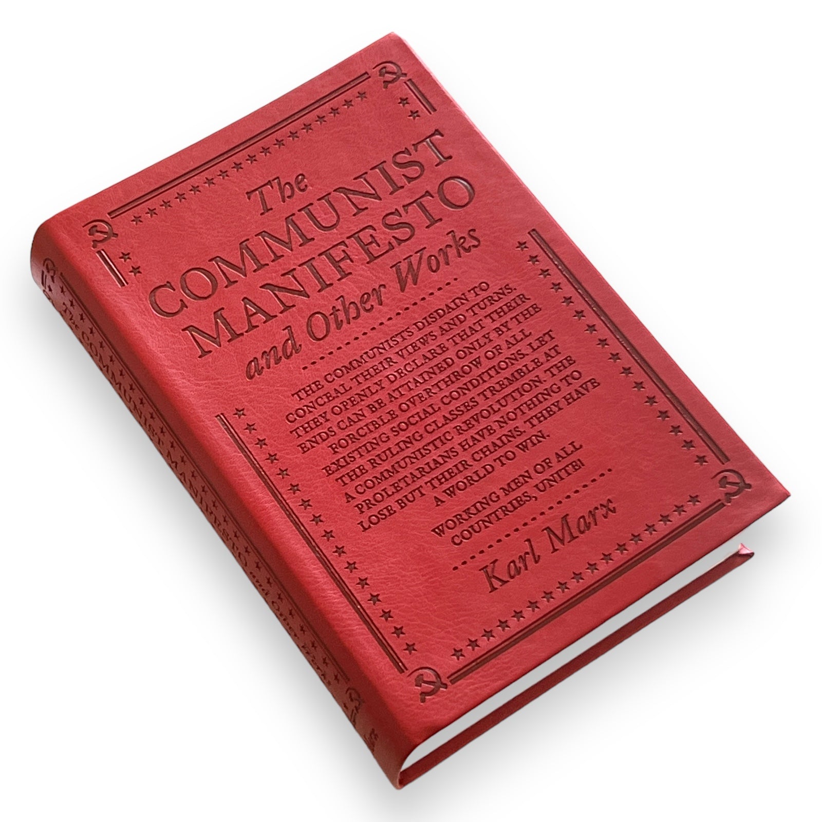The Communist Manifesto & Other Writings by Karl Marx - Collectible Flexi Bound Faux Leather Cover