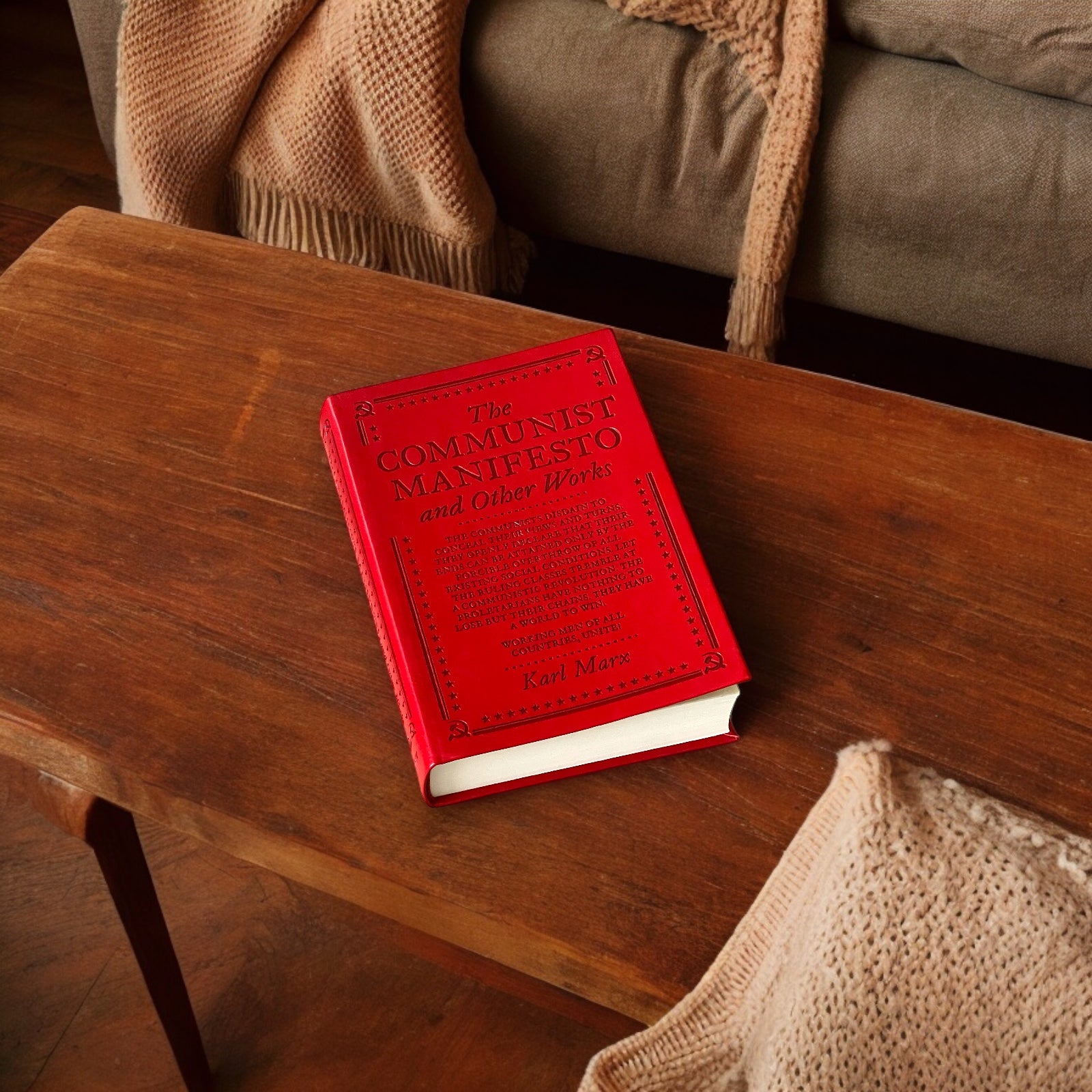 The Communist Manifesto & Other Writings by Karl Marx - Collectible Flexi Bound Faux Leather Cover