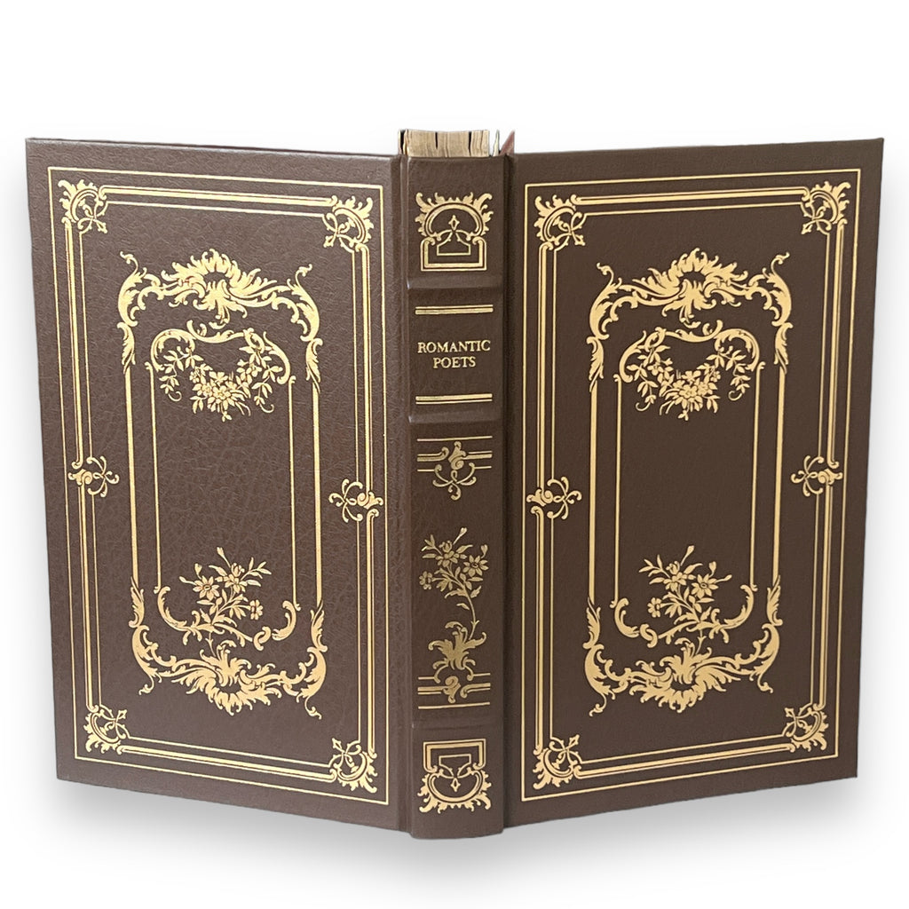 Romantic Poets William Blake to Edgar Poe - Leather Bound -The Franklin Library, 1982