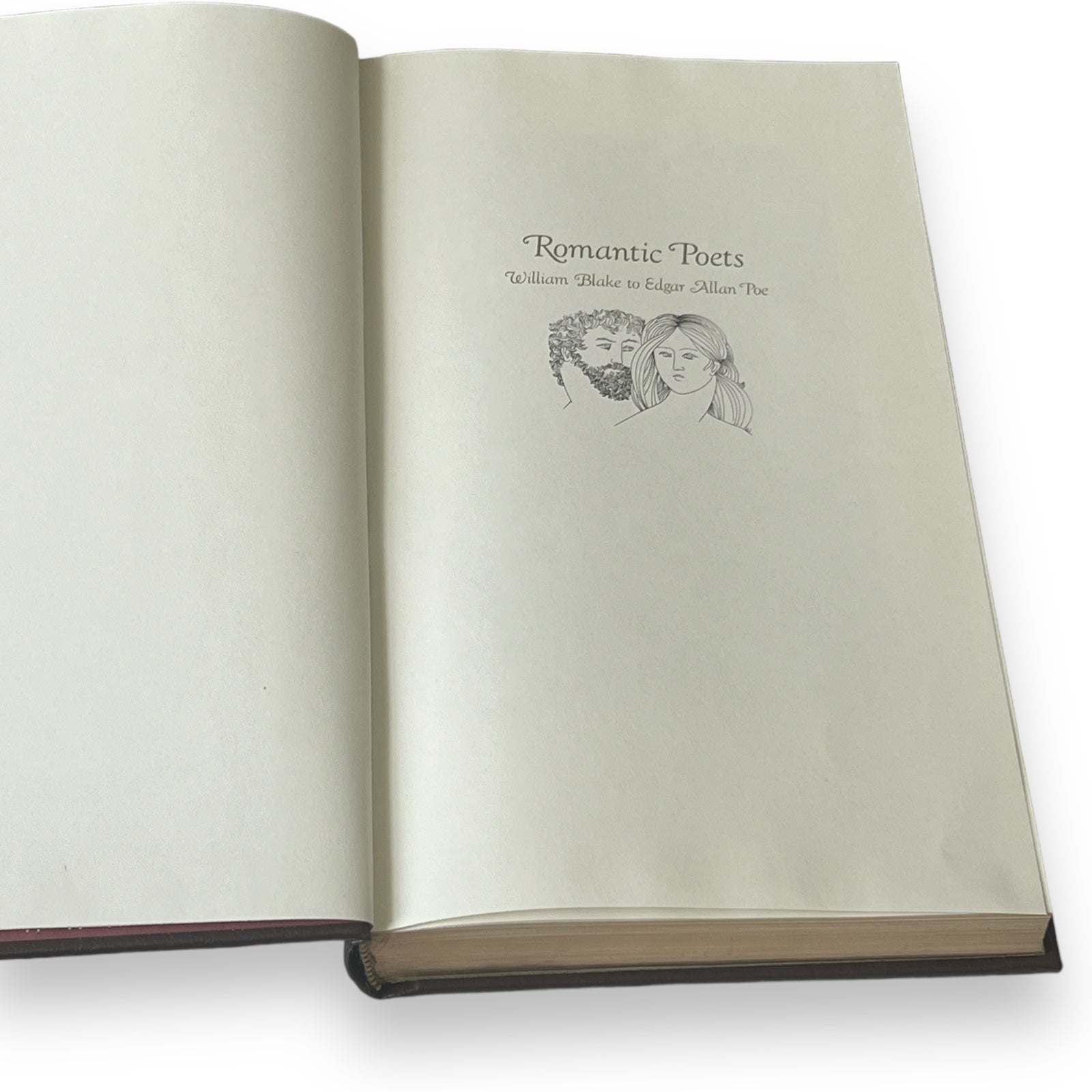 Romantic Poets William Blake to Edgar Poe - Leather Bound -The Franklin Library, 1982