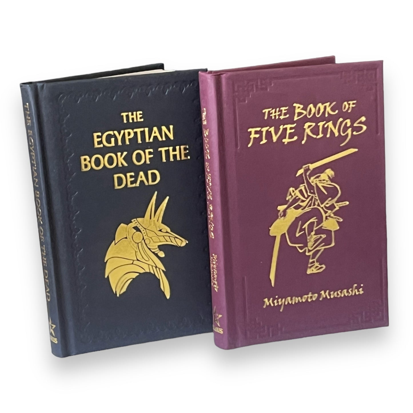 2 Books: The EGYPTIAN Book Of The Dead & FIVE RINGS - Illustrated Collectible Deluxe Special Gift Edition - Compact Hardcover