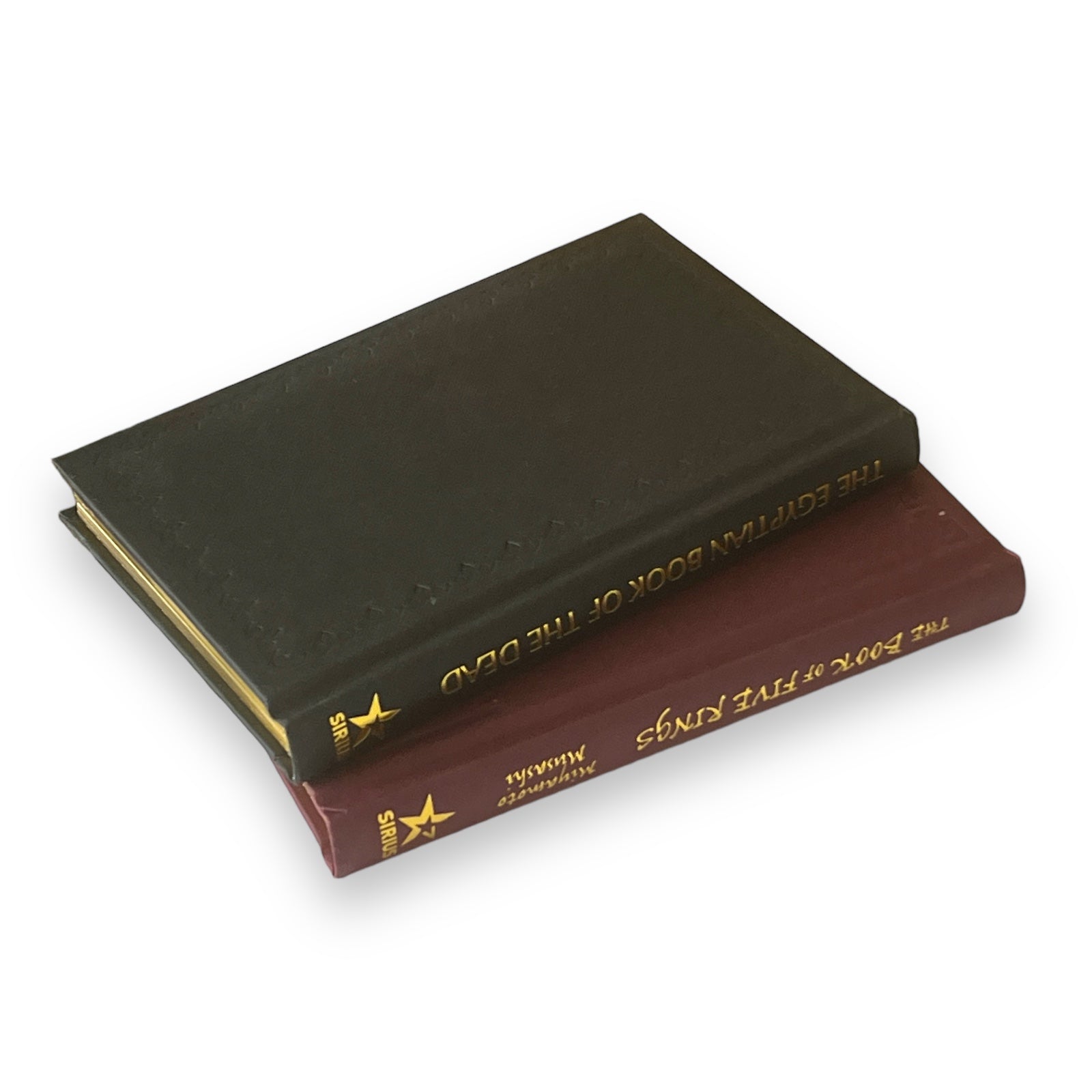 2-Book Set: The Egyptian Book of the Dead & Five Rings - Gilded Pocket Edition - Illustrated Hardcover