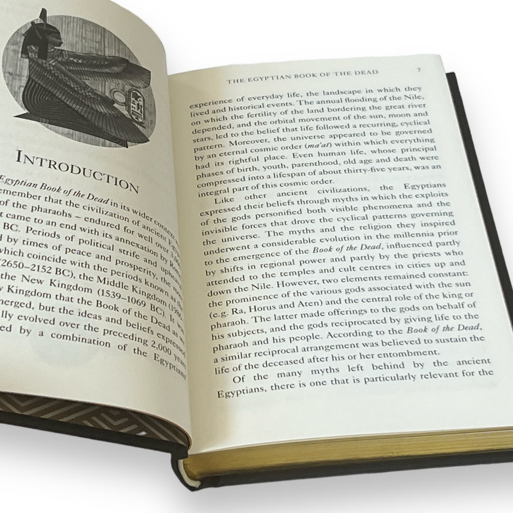 The Egyptian Book of the Dead by EA Wallis Budge  - Gilded Pocket Edition - Illustrated Hardcover