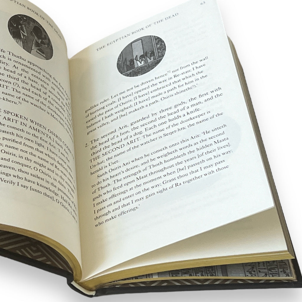 The Egyptian Book of the Dead by EA Wallis Budge  - Gilded Pocket Edition - Illustrated Hardcover