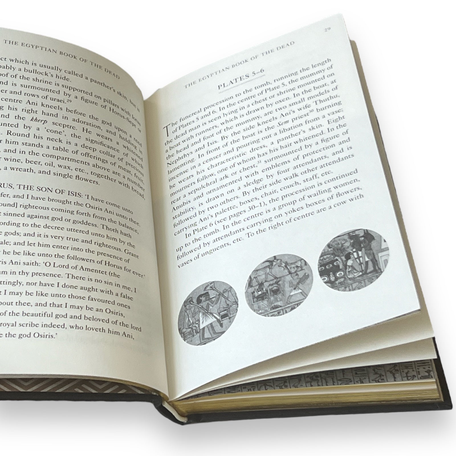 The Egyptian Book of the Dead by EA Wallis Budge  - Gilded Pocket Edition - Illustrated Hardcover