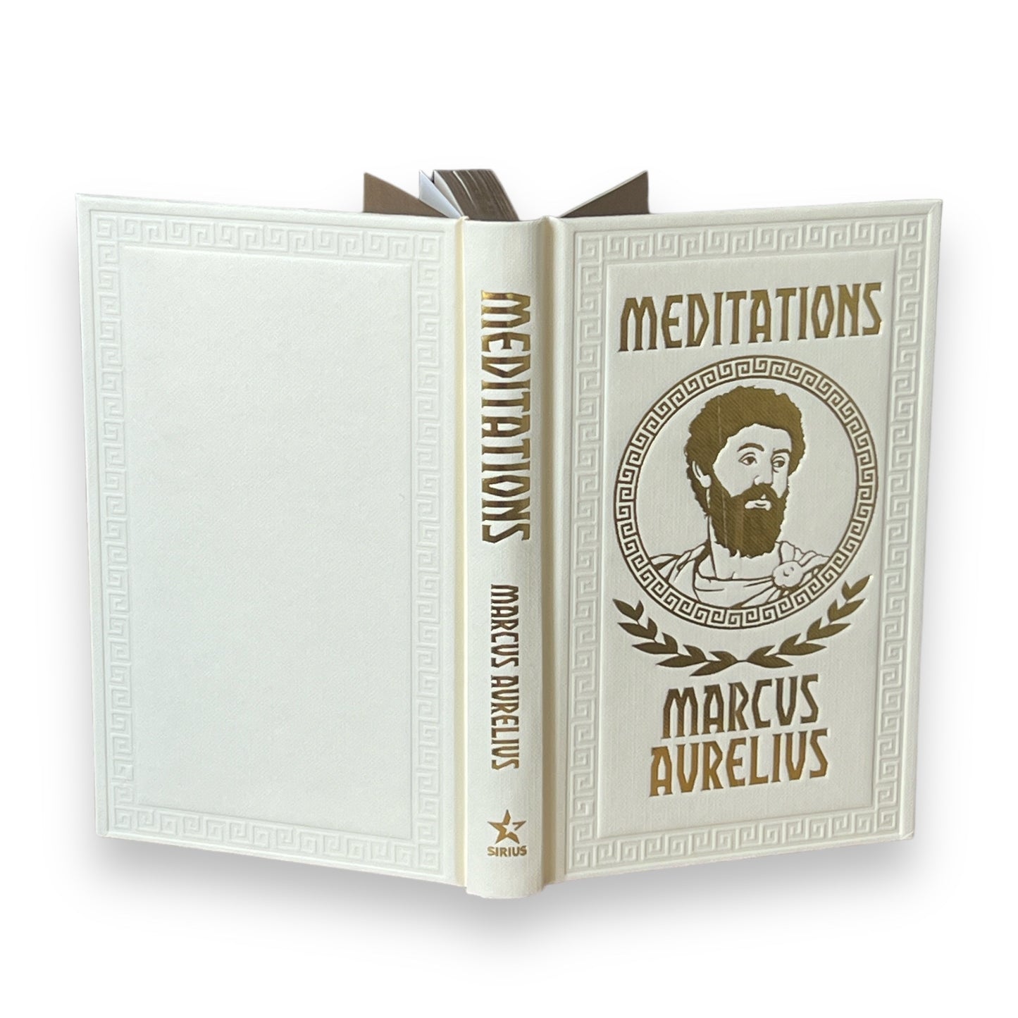 MEDITATIONS by Marcus Aurelius - Collectible Deluxe Special Illustrated Gift Edition - Compact Hardcover - Home Decor - Classic Book