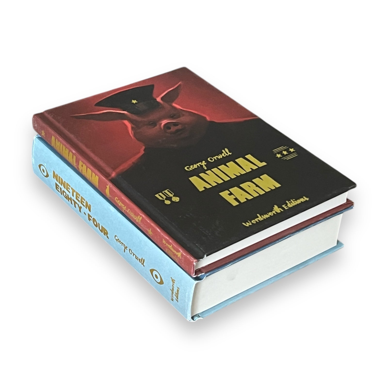 2-Book Set: 1984 & Animal Farm by George Orwell - Collectible Compact Hardcover