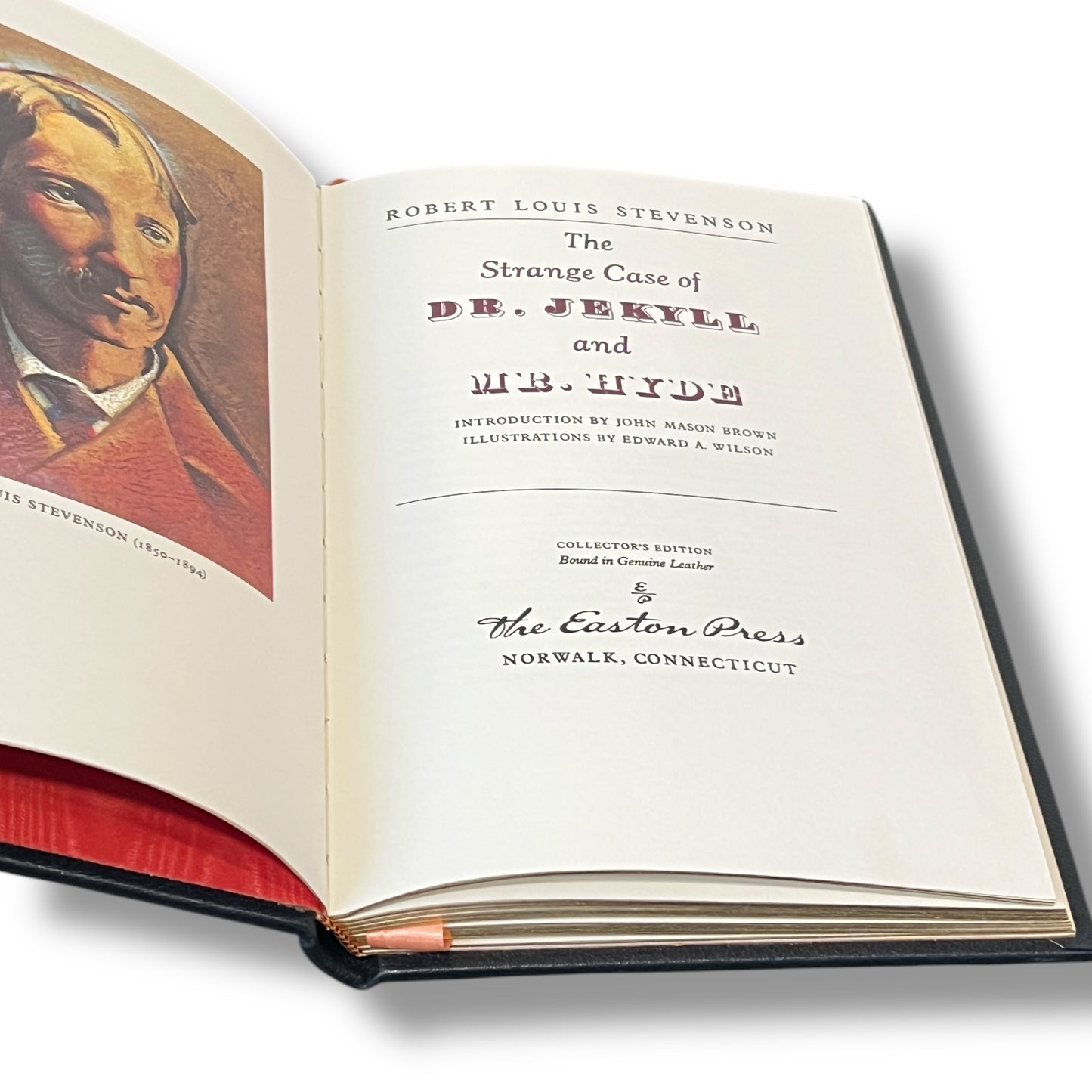 The Strange Case of Dr. Jekyll and Mr. Hyde by Robert Louis Stevenson - Leather Bound - The Easton Press, 1980