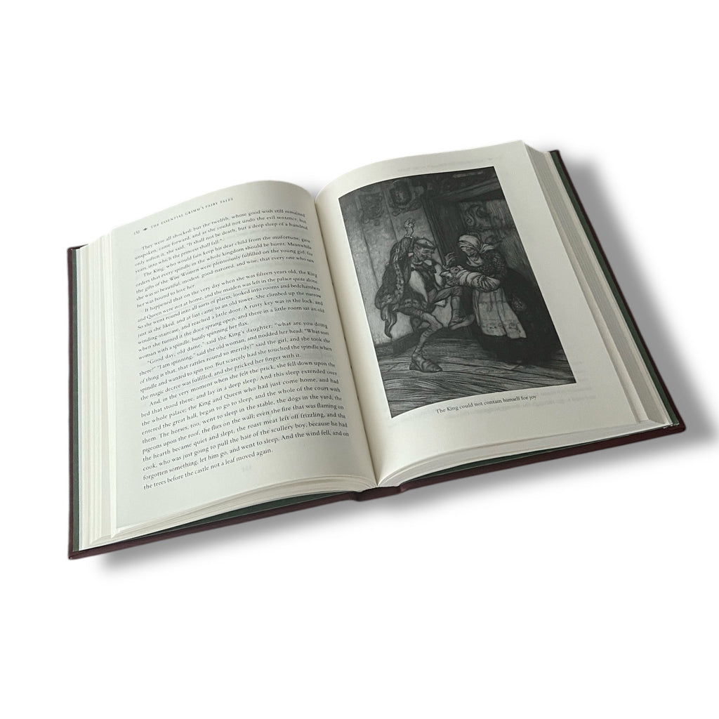 The Essential Grimm's Fairy Tales - Illustrated - Leather feel Hardcover