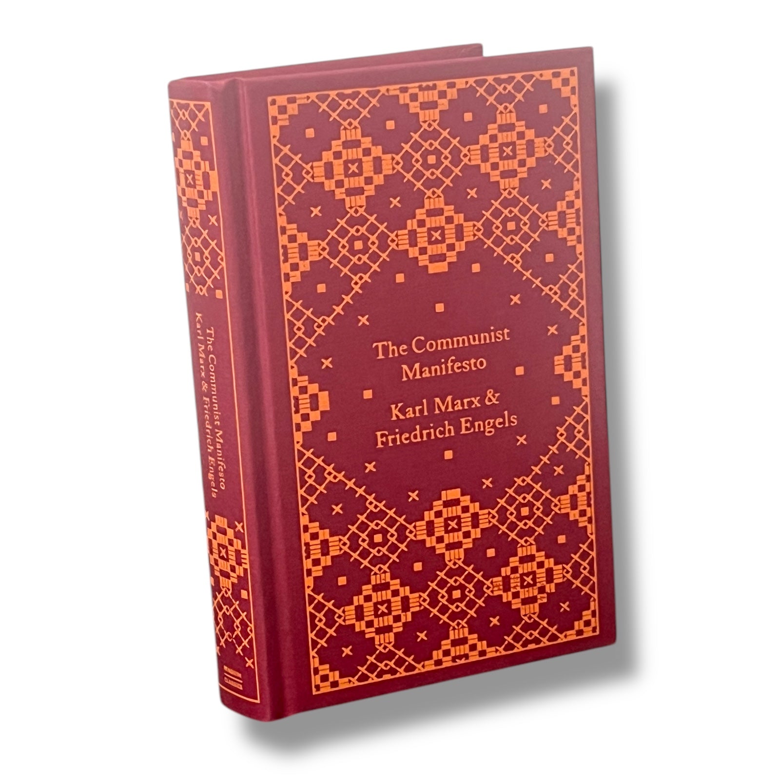 The Communist Manifesto by Karl Marx & Friedrich Engels - Collectible Clothbound Hardcover 7x4 Edition